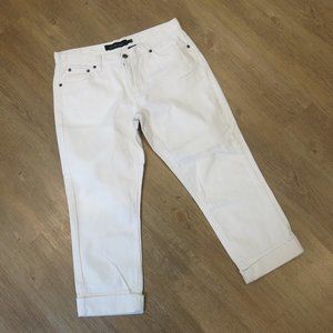 LWhite Calvin Klein Capri Jean Pants